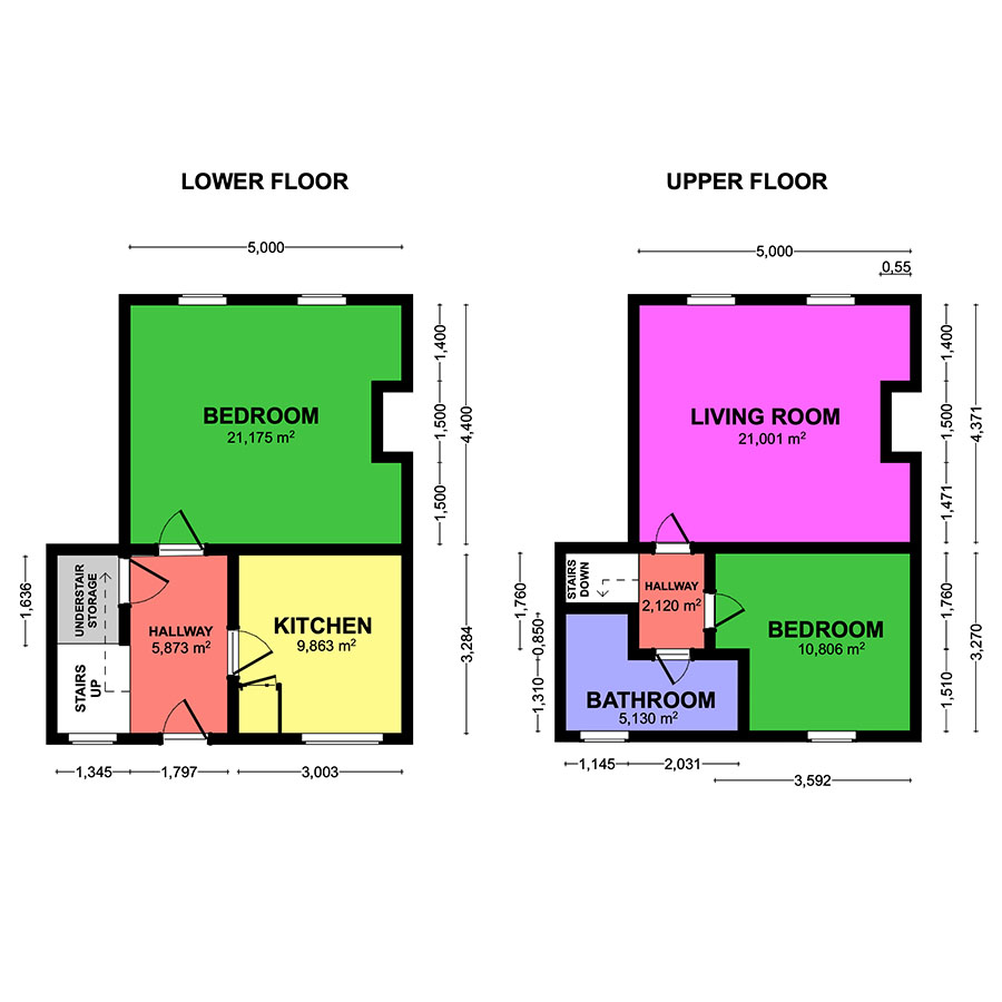 2D Floor Plans