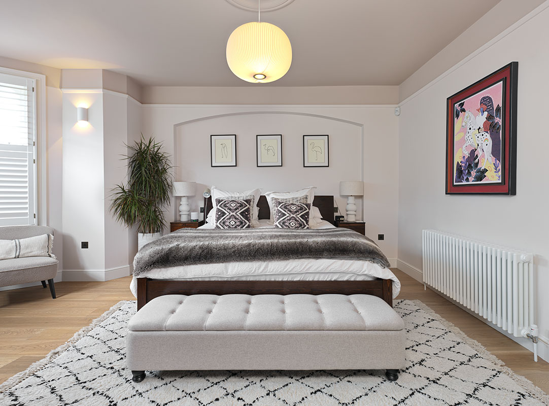Real estate photography London Shoreditch luxury flat interior