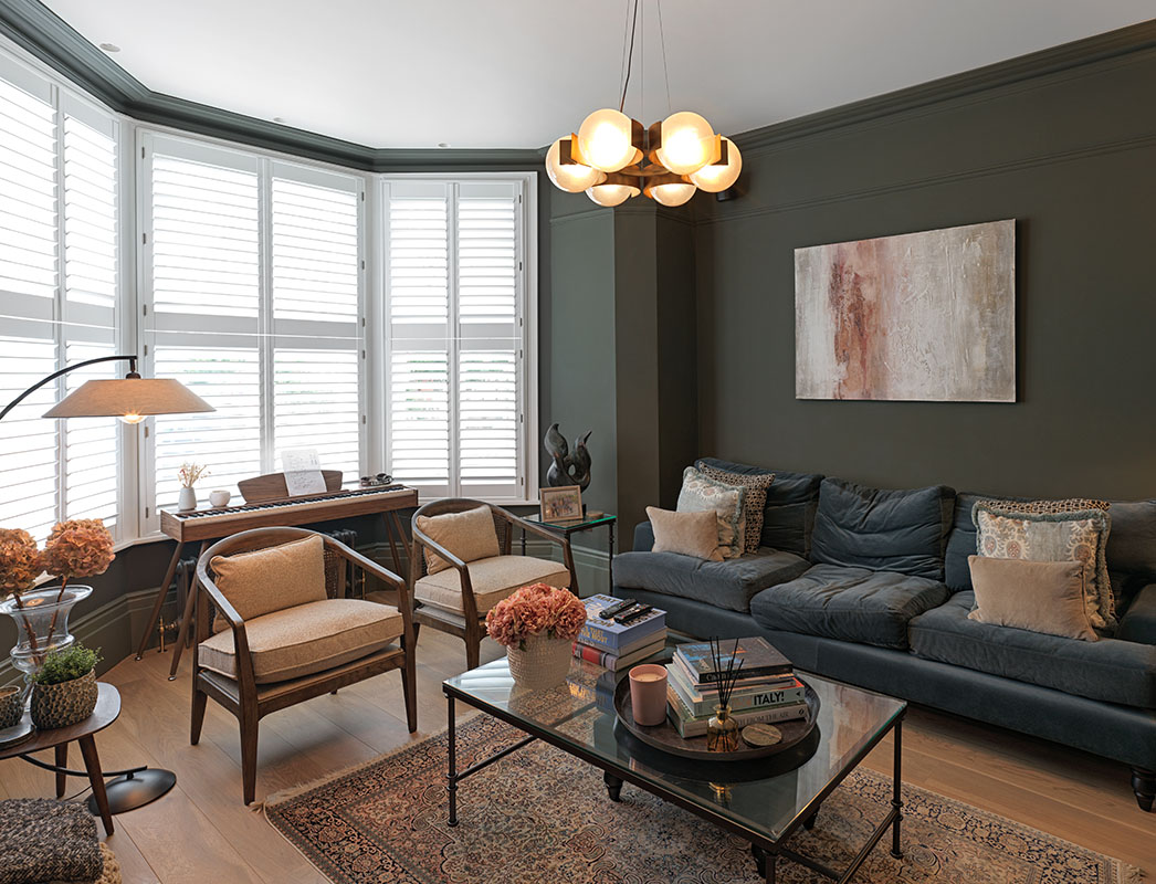 Twilight property photography London Battersea flat exterior