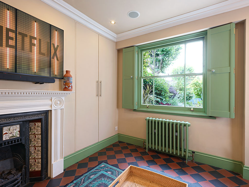 London Airbnb photography Chelsea stylish rental flat interior