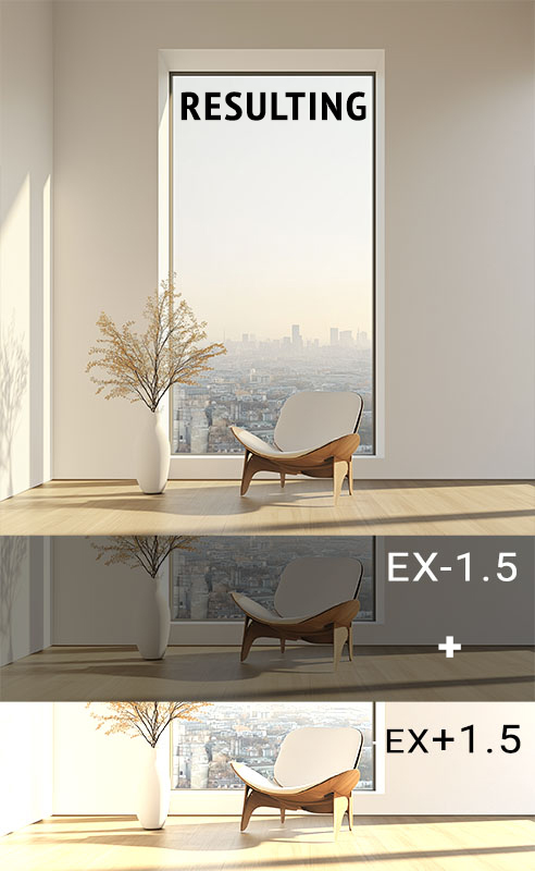 sample of exposure bracketing technic